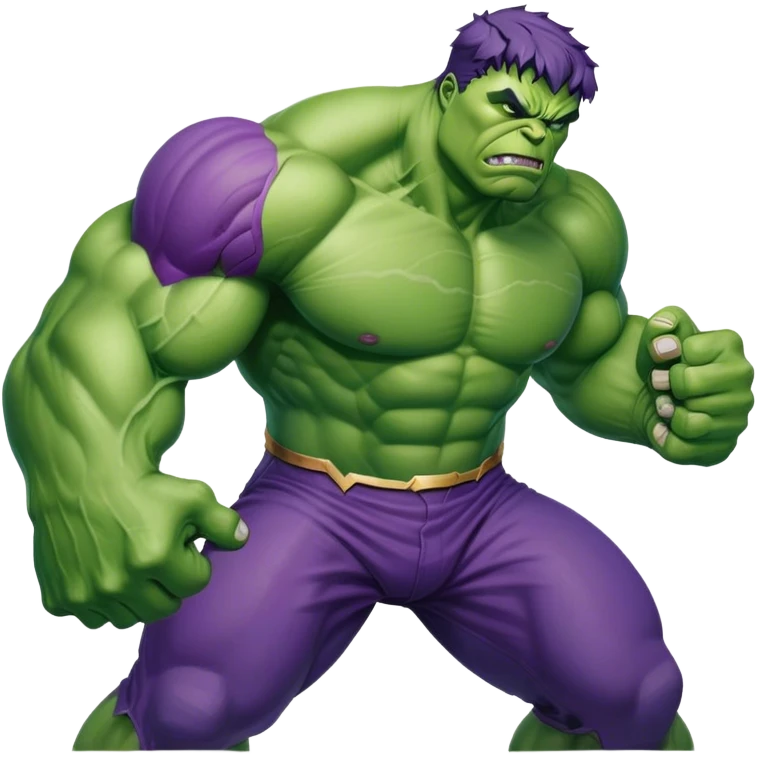 Hulk is fight with thanos emoji