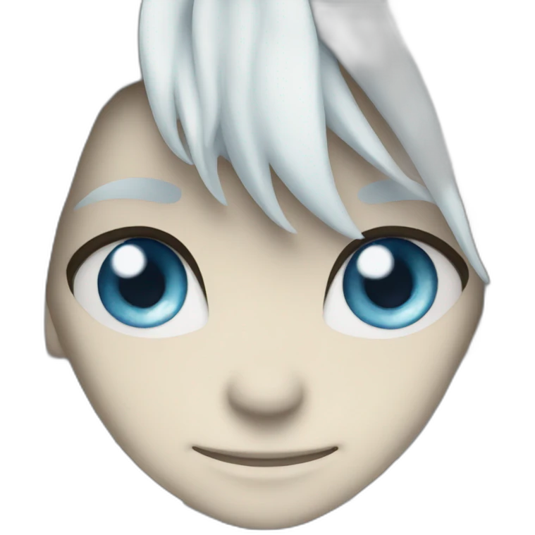 Blue eyes white dragon emoji