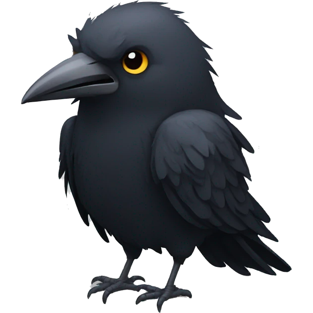 crow with tears emoji