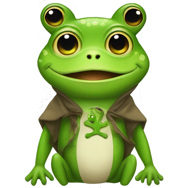 frog in a cat costume  emoji