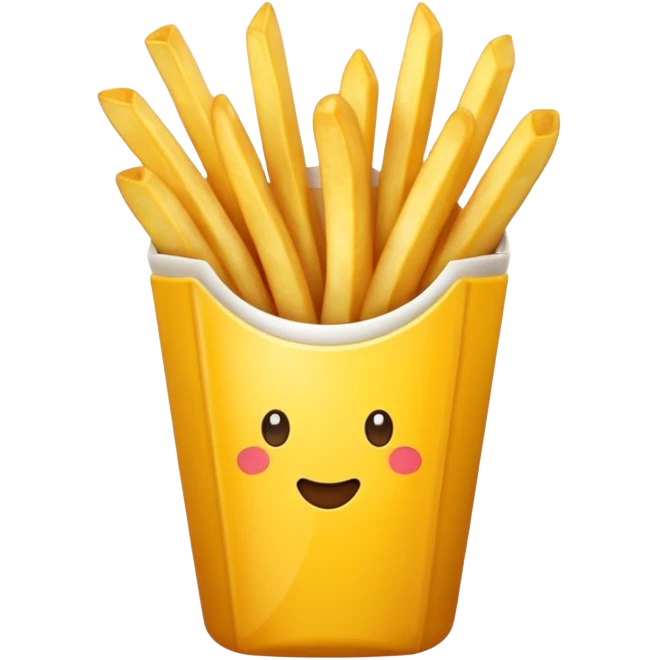 yellow patato fries emoji