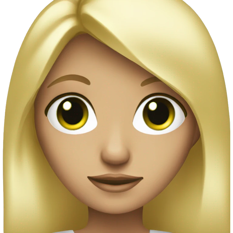 blond girl with laptop green eyes  emoji