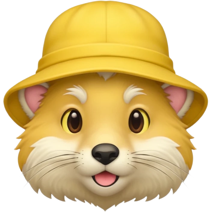 yellow hat animal emoji