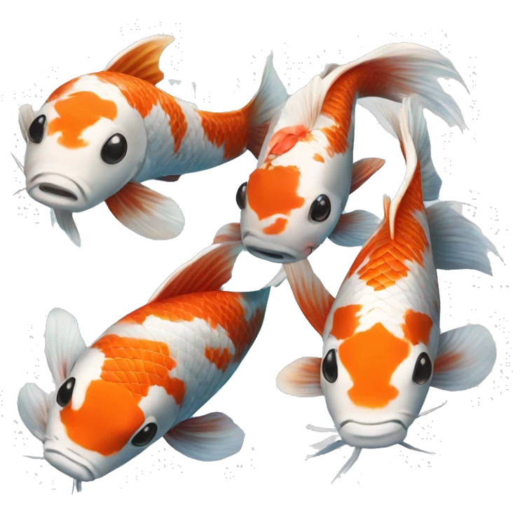 koi fishes emoji