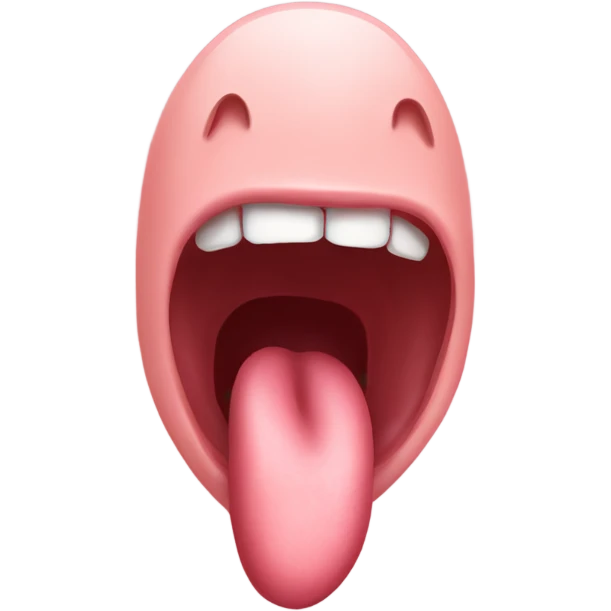 a human tongue emoji emoji