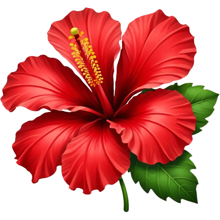 Hibiscus flower emoji