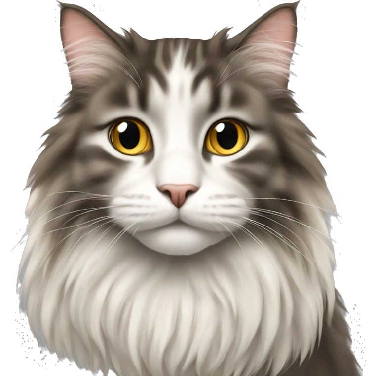 Norwegian forest cat  emoji