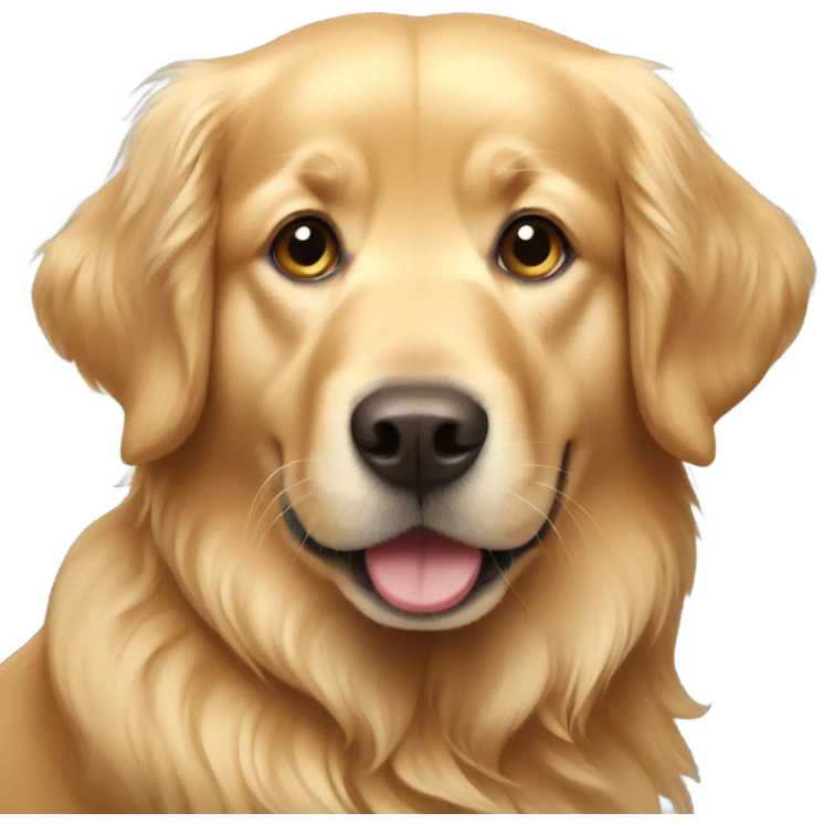 golden retriever  emoji