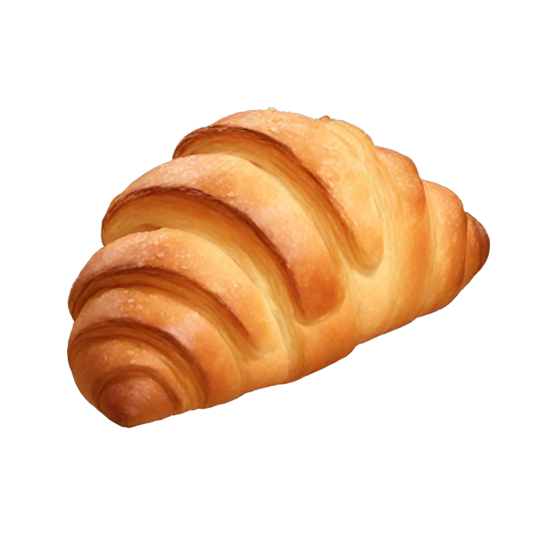 Almond croissant emoji