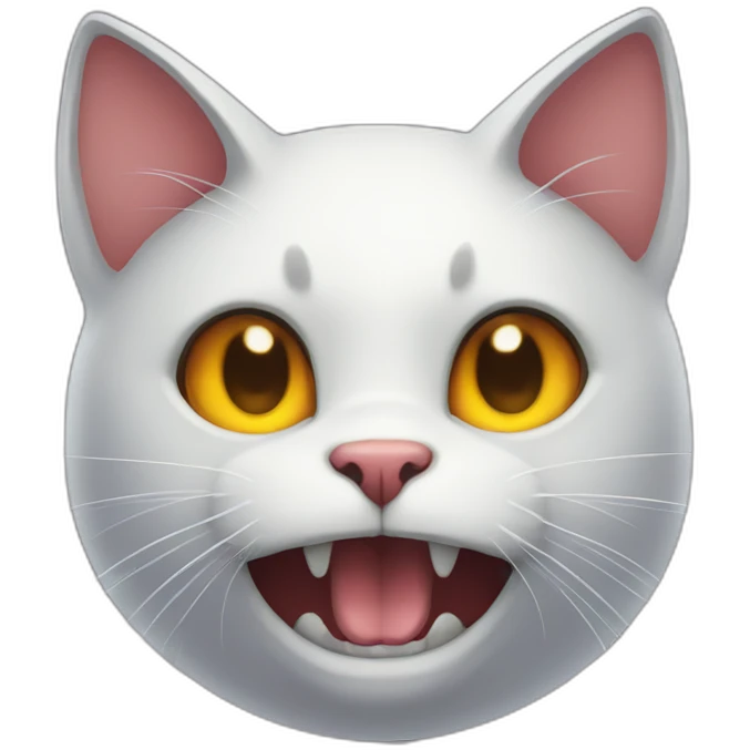 Demonic cat emoji