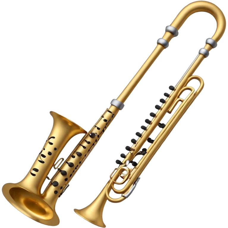 robot Create a sophisticated and elegant emoji that represents orchestration and arrangement. The design should feature a conductor’s baton, musical notes, and a symphonic score, symbolizing the process of arranging and orchestrating music. Incorporate instruments like a violin, trumpet, emoji