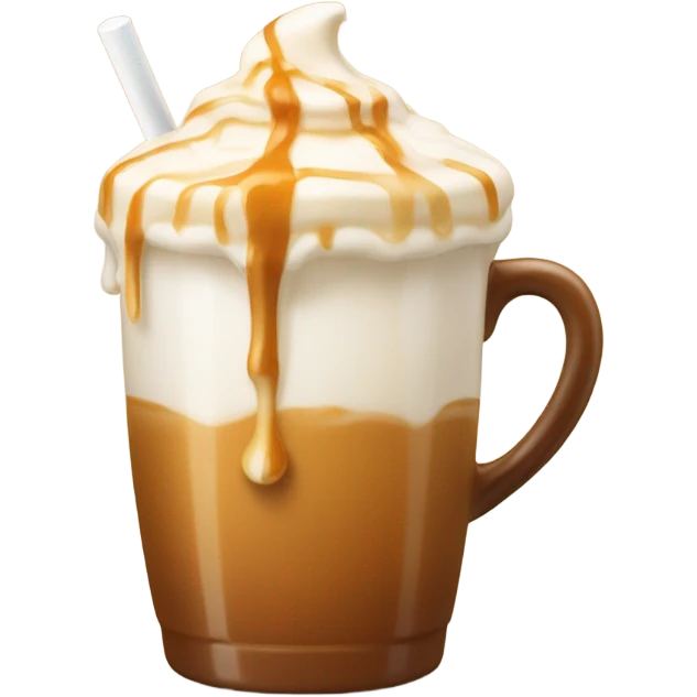 Hot caramel macchiato emoji