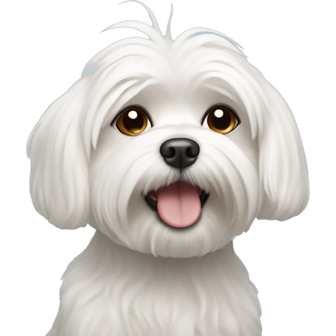 Maltese dog emoji