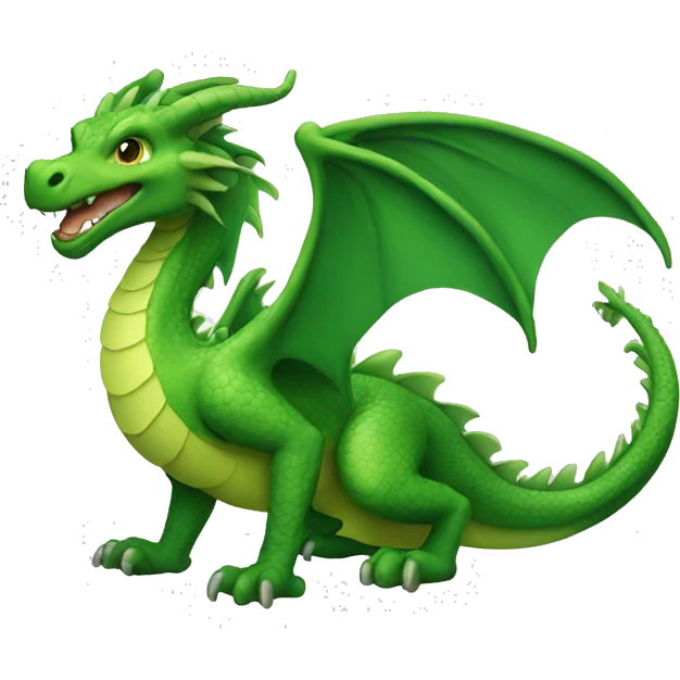 Green dragon emoji