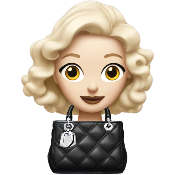 A lady Dior  emoji