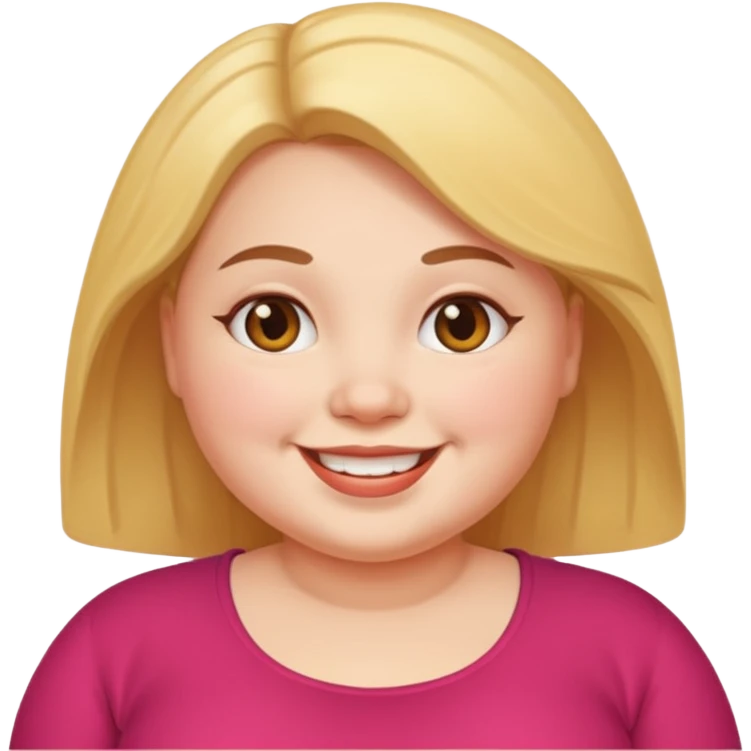 약간 통통한 여자 emoji