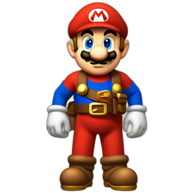 super mario but zelda style emoji