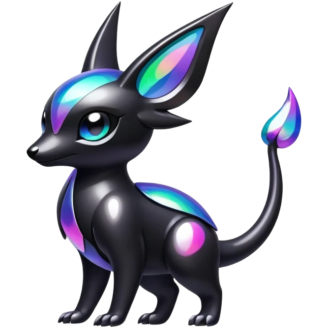  Iridescent black dark fakemon emoji
