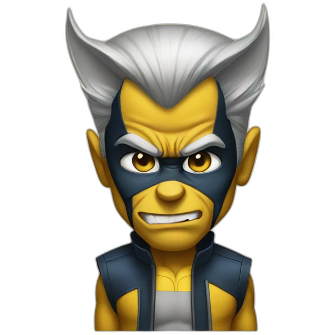 Barack Obama dressed as Wolverine emoji