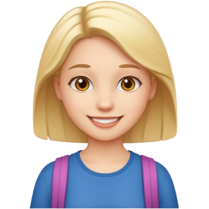 Девушка гуляет  emoji