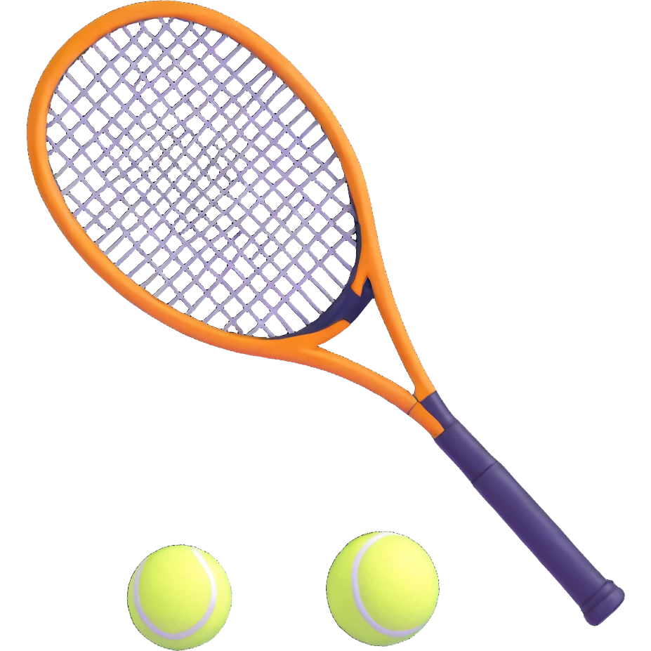 tennis racket and ball emoji