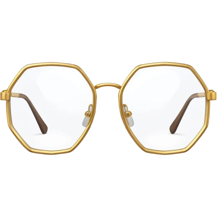 hexagon glasses emoji