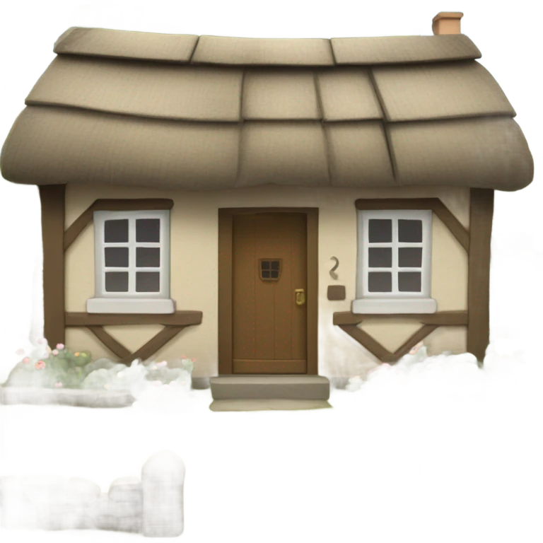 Little cottage emoji