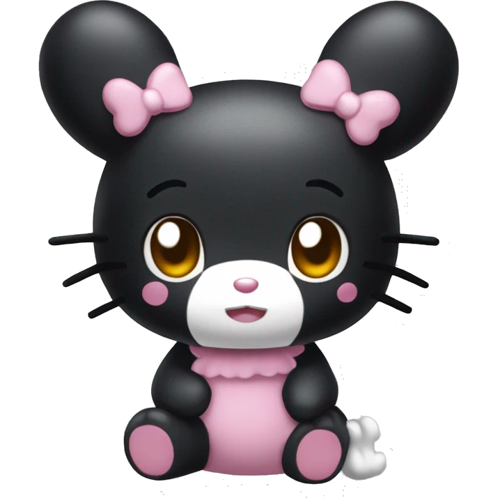 My Melody's Kuromi emoji