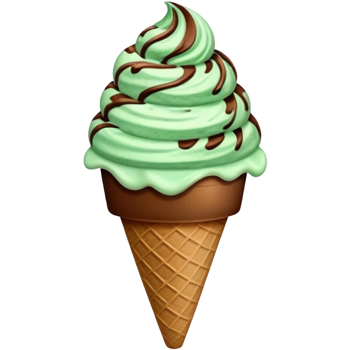 mint chocolate chip emoji