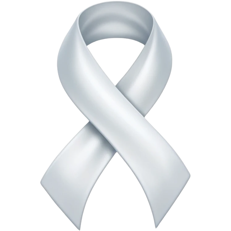 Beyaz kurdele  emoji