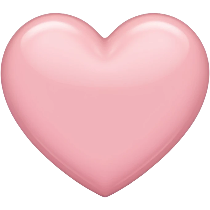 light pink heart emoji