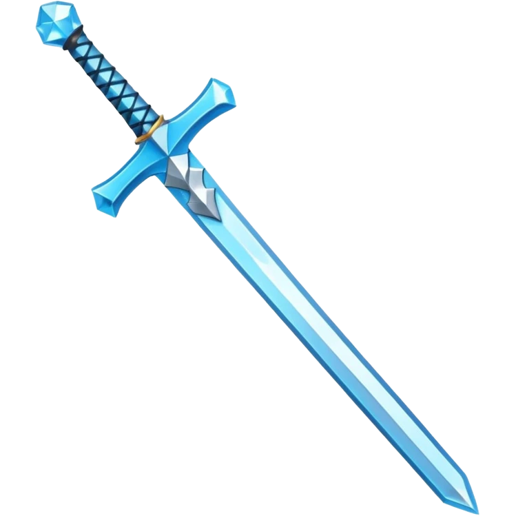 Minecraft diamond sword  emoji