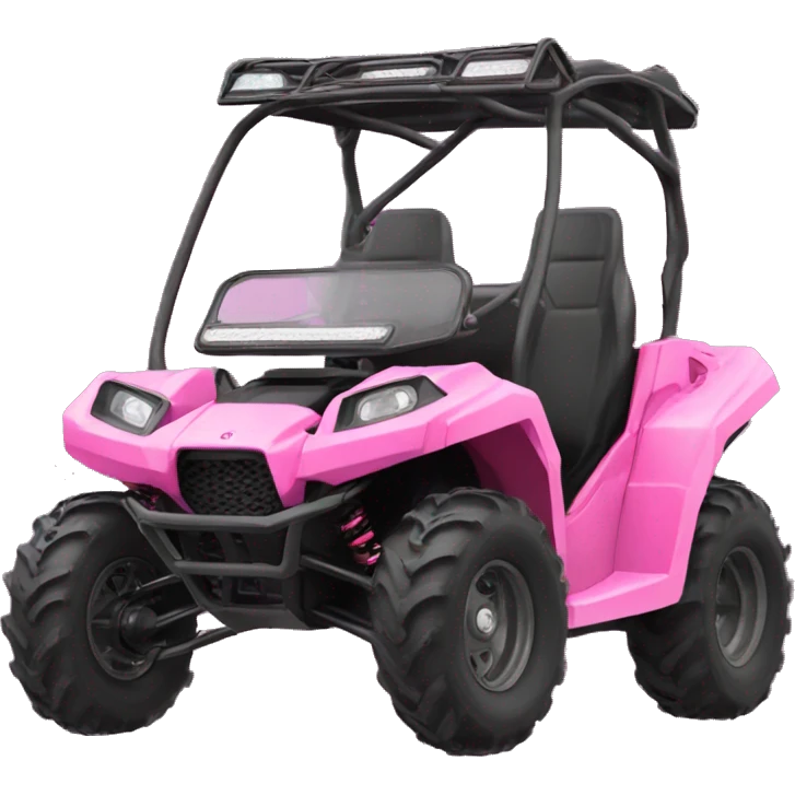 Polaris Pink buggy atv emoji