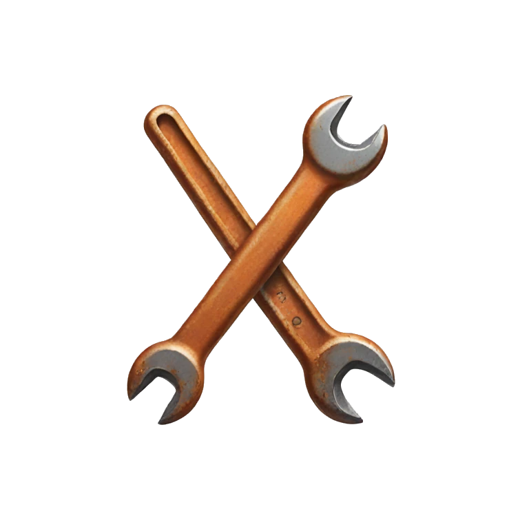 rusty wrench emoji