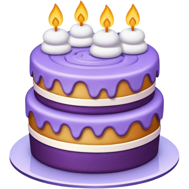 purple cake emoji
