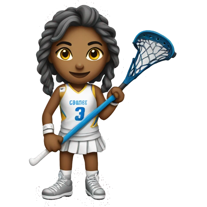 Lacrosse girl emoji