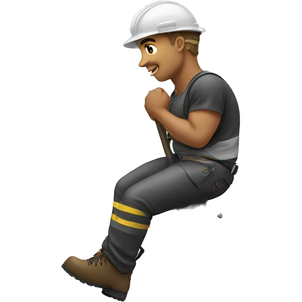 Lineman on pole emoji