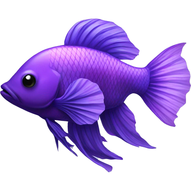 purple beta fish emoji