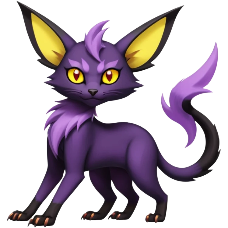 dark edgy dull pointy edgy Noivern-Noibat-Purloin-Torracat-Lykoi-Caracal-cat-Fakemon-fusion-hybrid-creature emoji