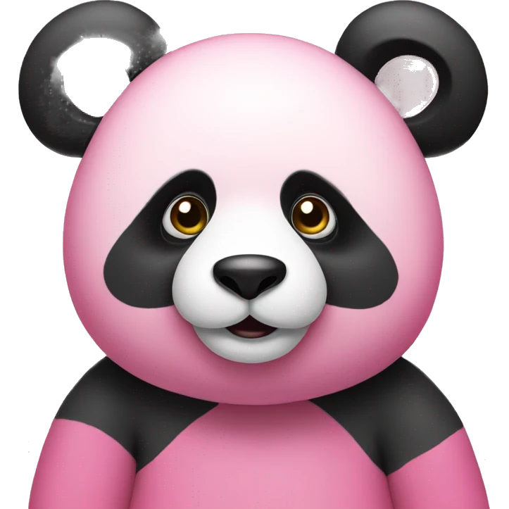 Pink panda  emoji