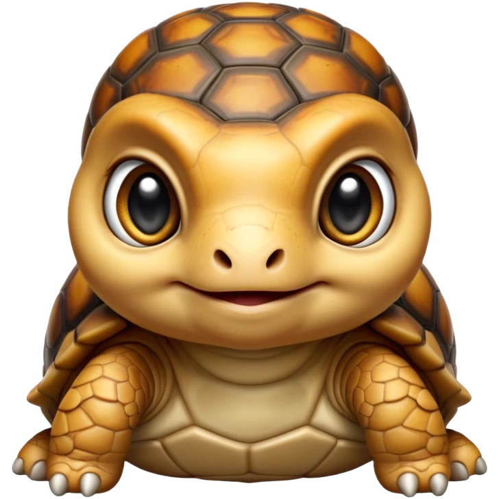 cinematic-baby tortoise-realistic--emoji,,-cute-wise-face-peering-ahead-with-calm-determination,-cute large-eyes-reflecting-centuries of wisdom, emoji