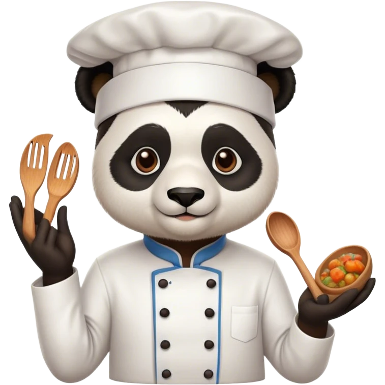 Indian panda chef emoji