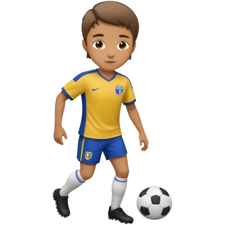 A soccer player emoji