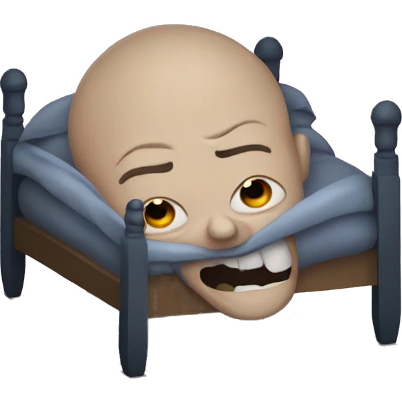 scary person under a bed emoji