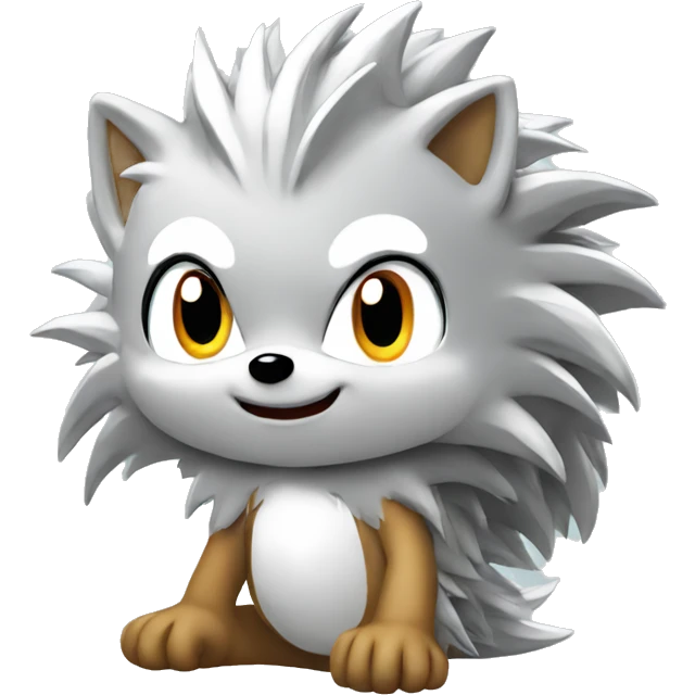 silver the hedgehog emoji