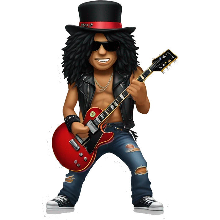 Slash from Guns'N'Roses emoji