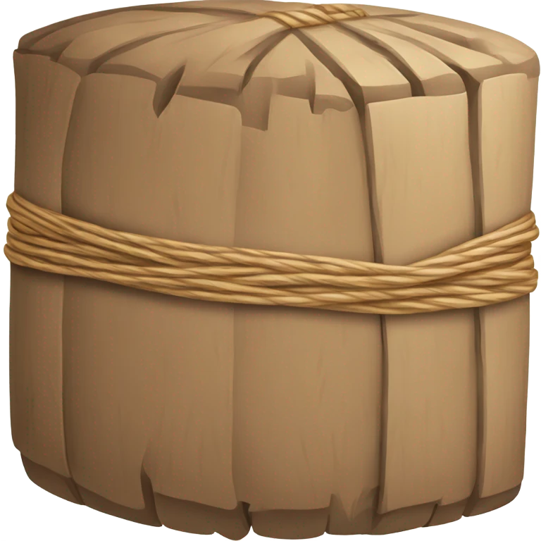Bale of brown pine needles emoji