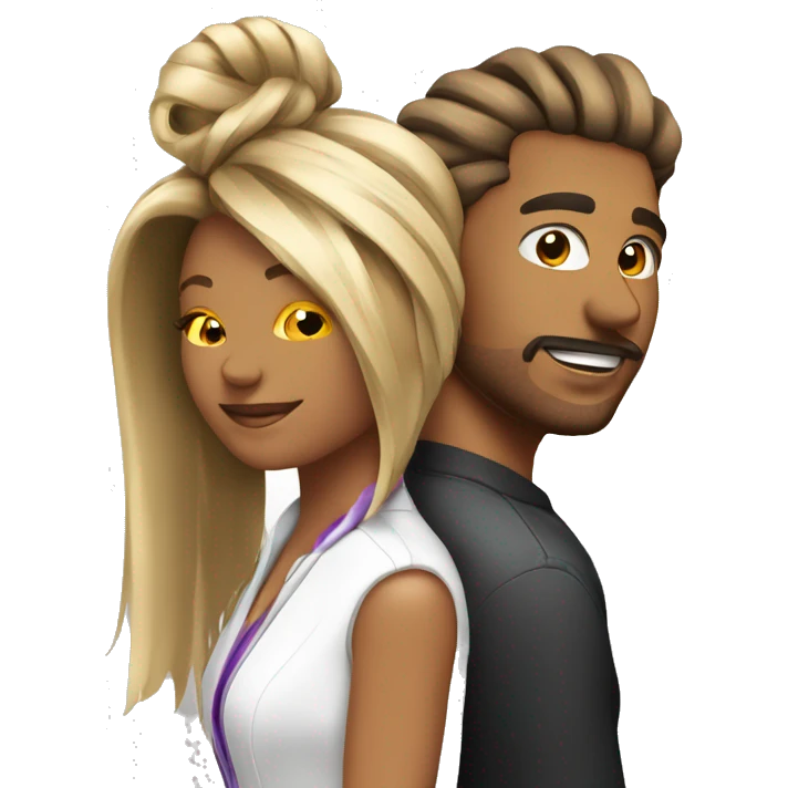 Hairstylist doing highlights on someone emoji