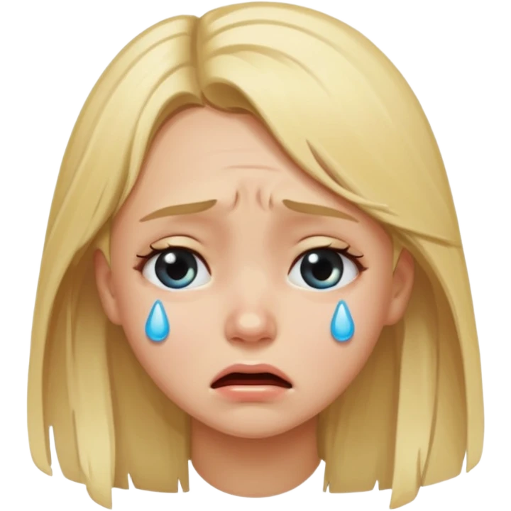 Cry girl
 emoji