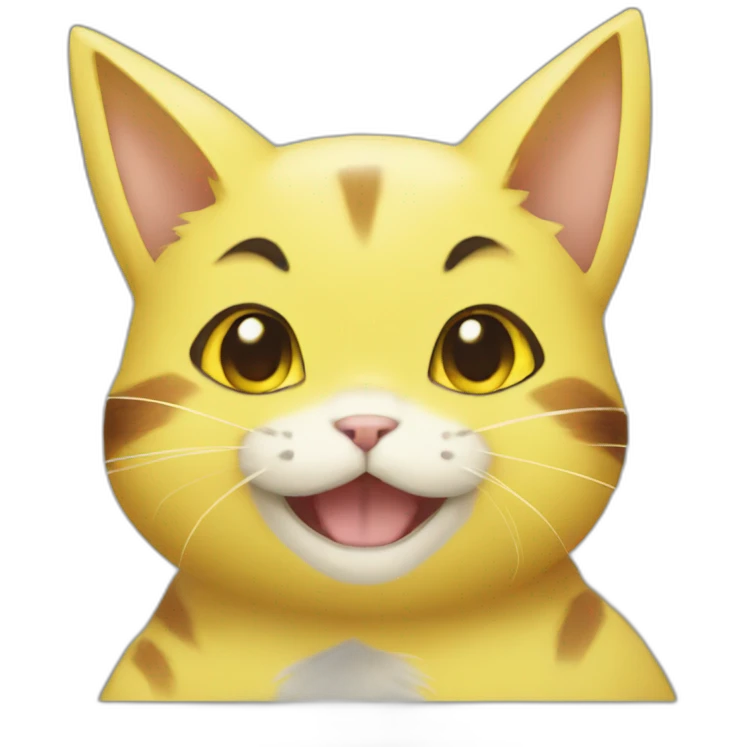 Cat pikachu emoji